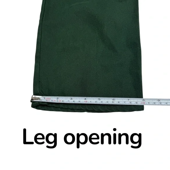 Reformation Cowboy High Rise Straight Jeans Emerald Green Size 26 (meas 28) - Picture 14 of 15